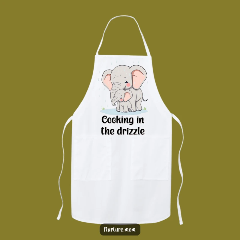 Elephant Mom Apron - Protective & Stylish Kitchen Gift