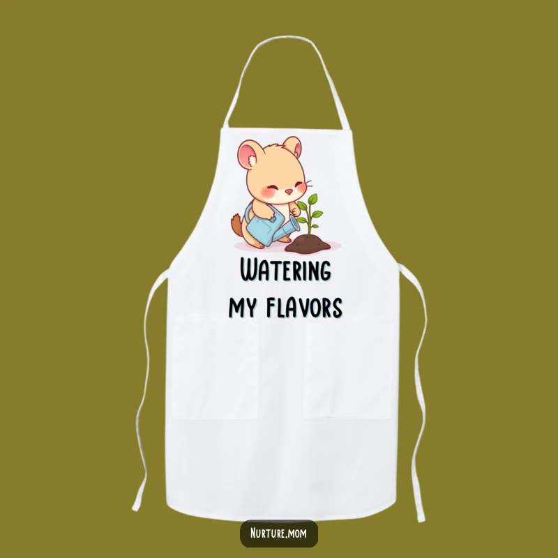 Funny Animal Gardener Apron: Cook with Green Thumb & Hilarious Style