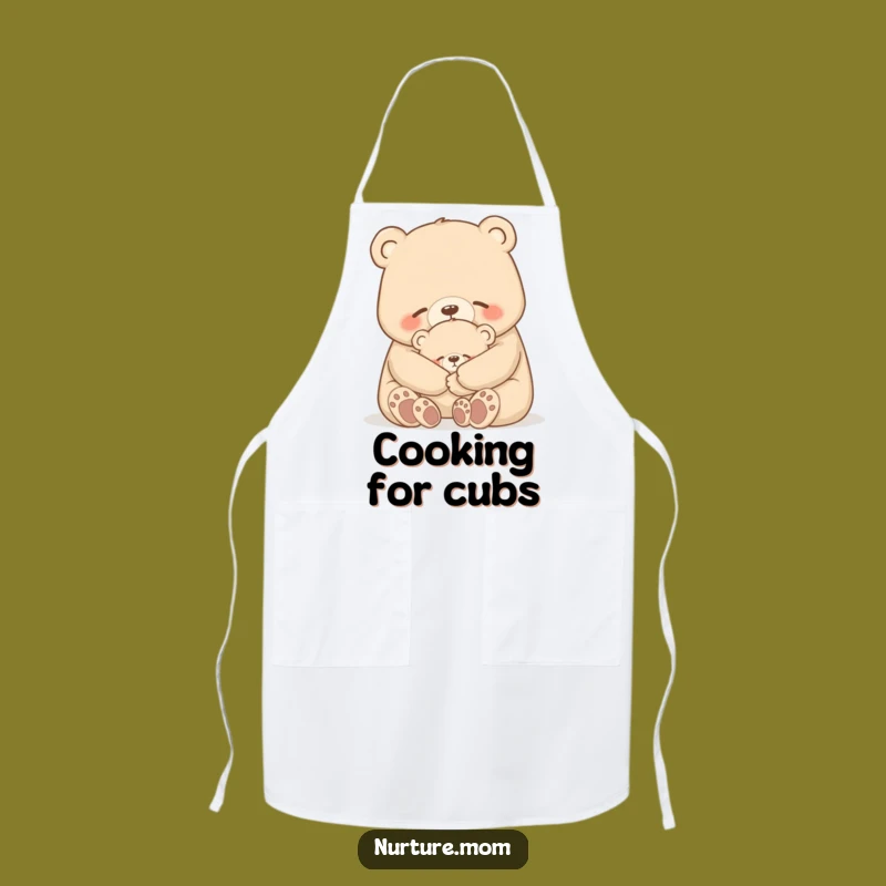 Funny Bear Apron - Motherly Love Kitchen Wear, Perfect Gift