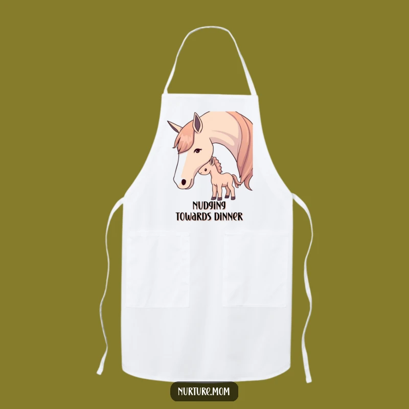 Horse Mom Apron - Stylish & Gentle Kitchen Accessory