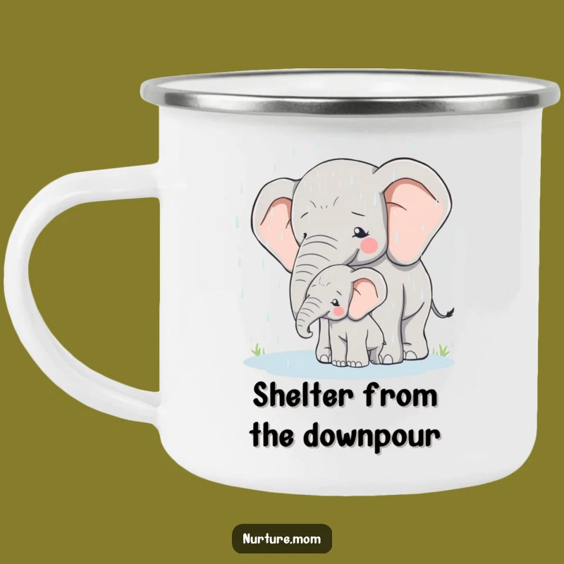 Elephant Mom Camping Mug - Durable & Protective Outdoor Gift