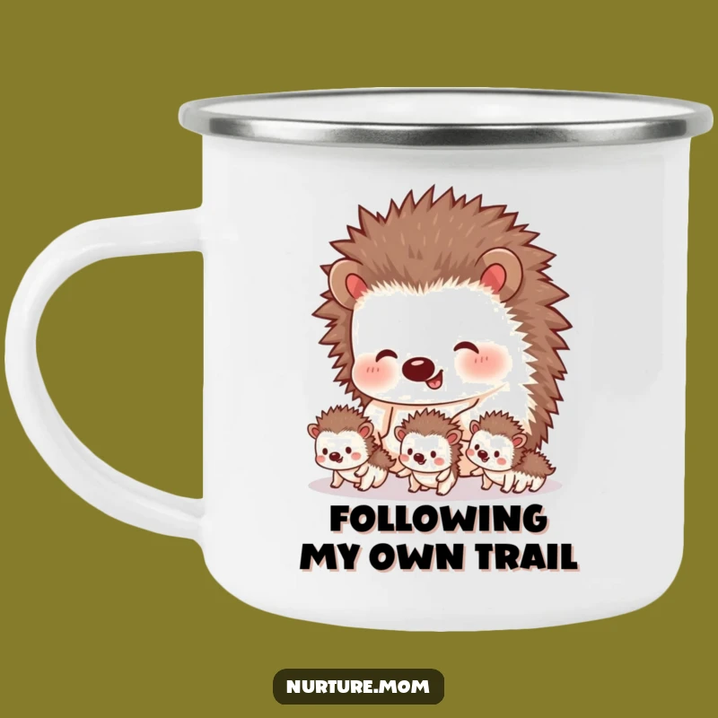 Funny Hedgehog Camping Mug: Sturdy Mama & Siblings Cup, Hilarious Outdoor Gift