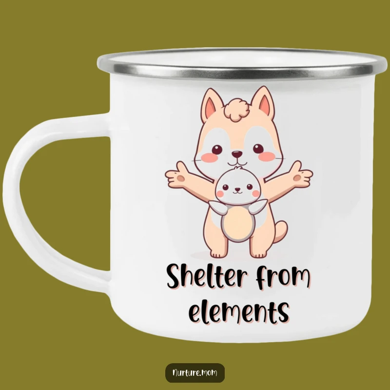 Funny Animal Camp Mug: Protection & Humor for Outdoor Adventures