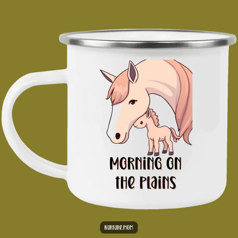 Horse Mom Camping Mug - Durable & Gentle Outdoor Gift
