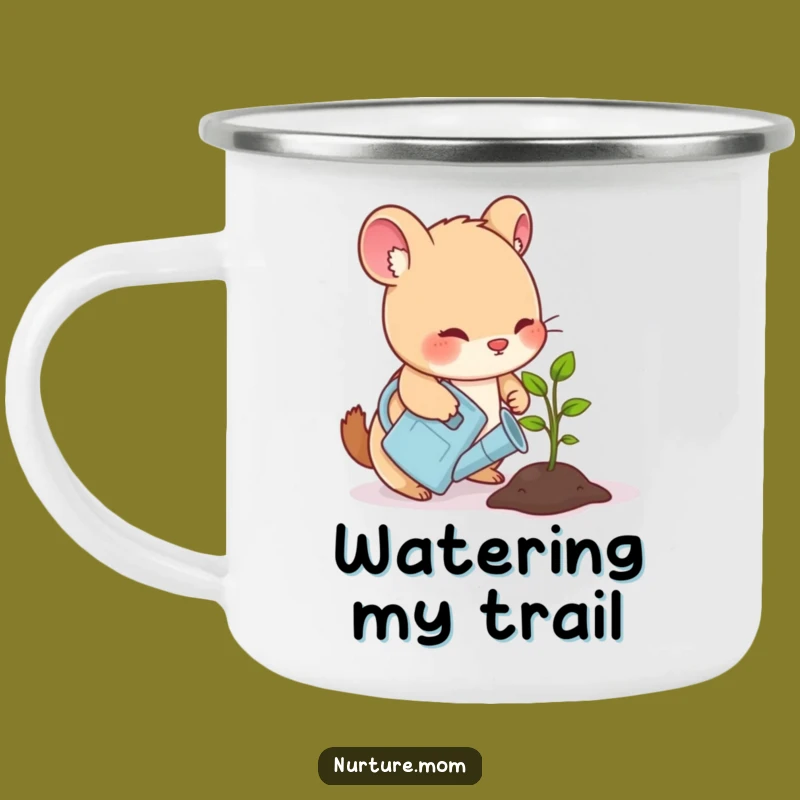 Funny Animal Gardener Camping Mug: Grow Your Day in Nature
