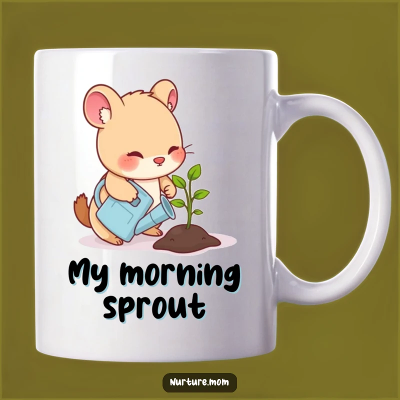 Funny Animal Gardener Mug: Grow Your Day with Hilarious Plant Love