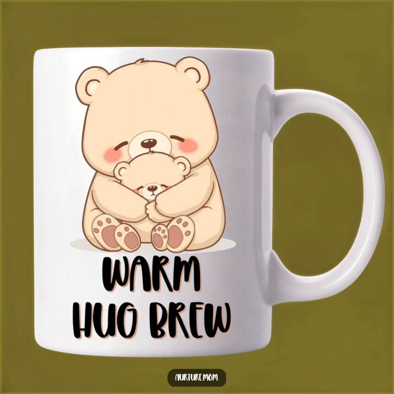 Funny Bear Hug Mug - Motherly Love & Comfort, Great Gift