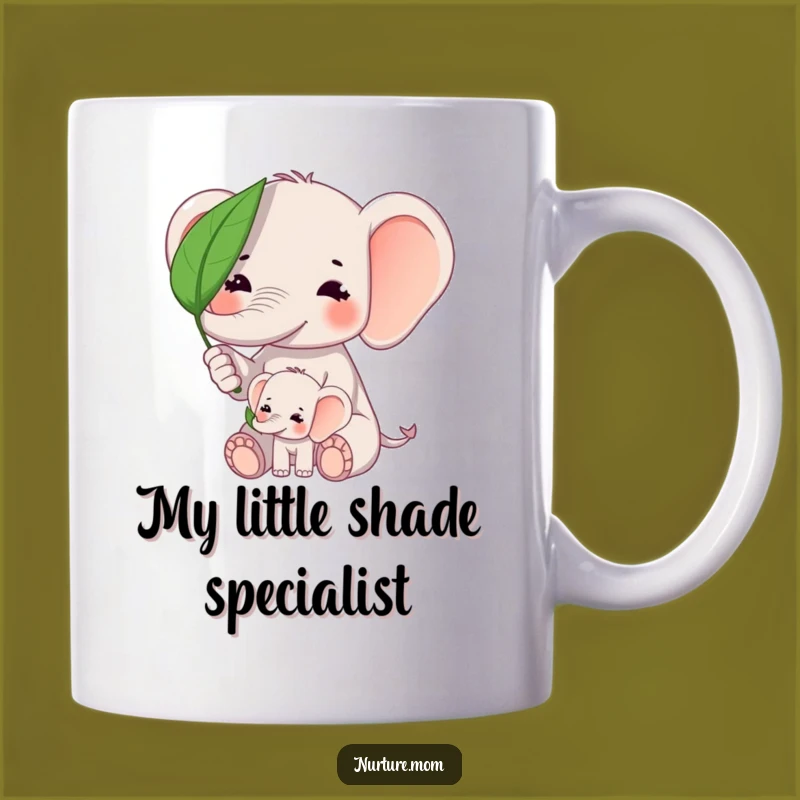Funny Kawaii Elephant Mom & Baby Mug: Adorable Protective Mama Gift