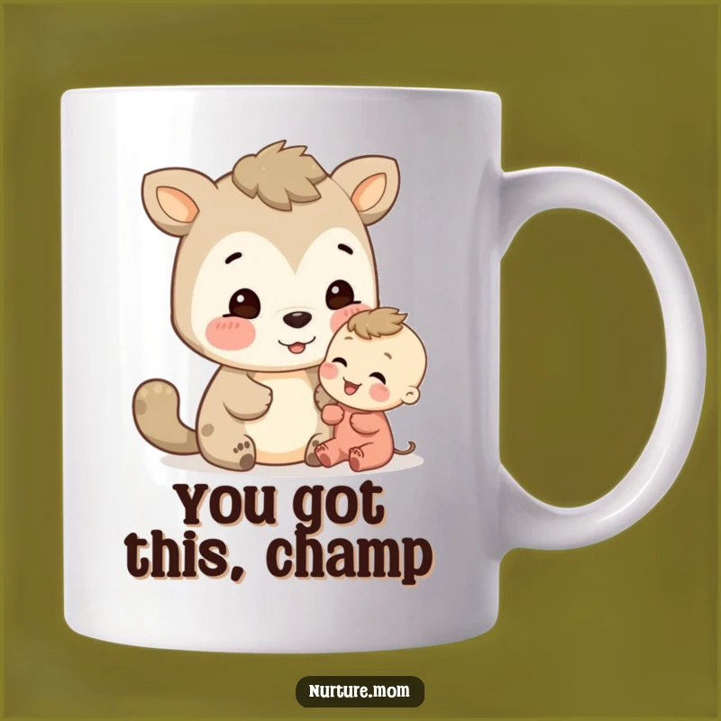 Funny Animal Encouragement Mug: Heartwarming Humor for a Special Bond