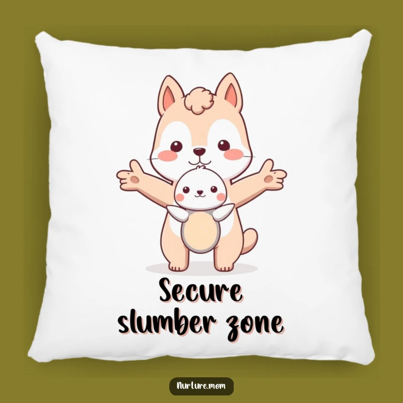 Funny Animal Comfort Pillow: Cozy Humor & Protective Love
