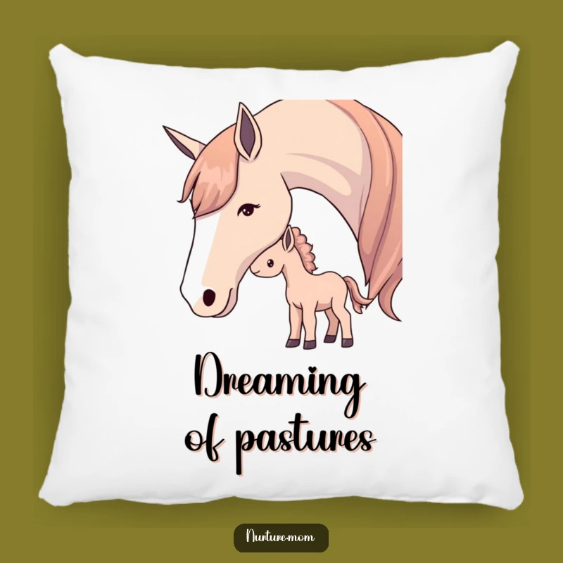 Horse Mom Pillow - Soft Comfort & Gentle Touch