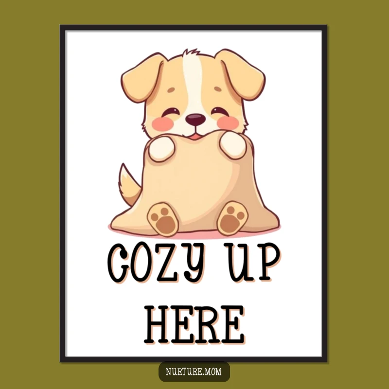 Funny Dog Blanket Digital Art: Instant Cozy Decor and Hilarious Pet Gift