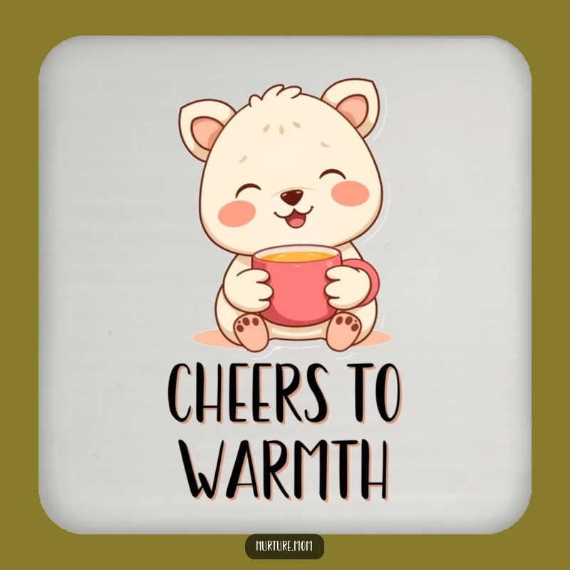 Funny Animal Comfort Coaster - Protect Surfaces with Warmth!