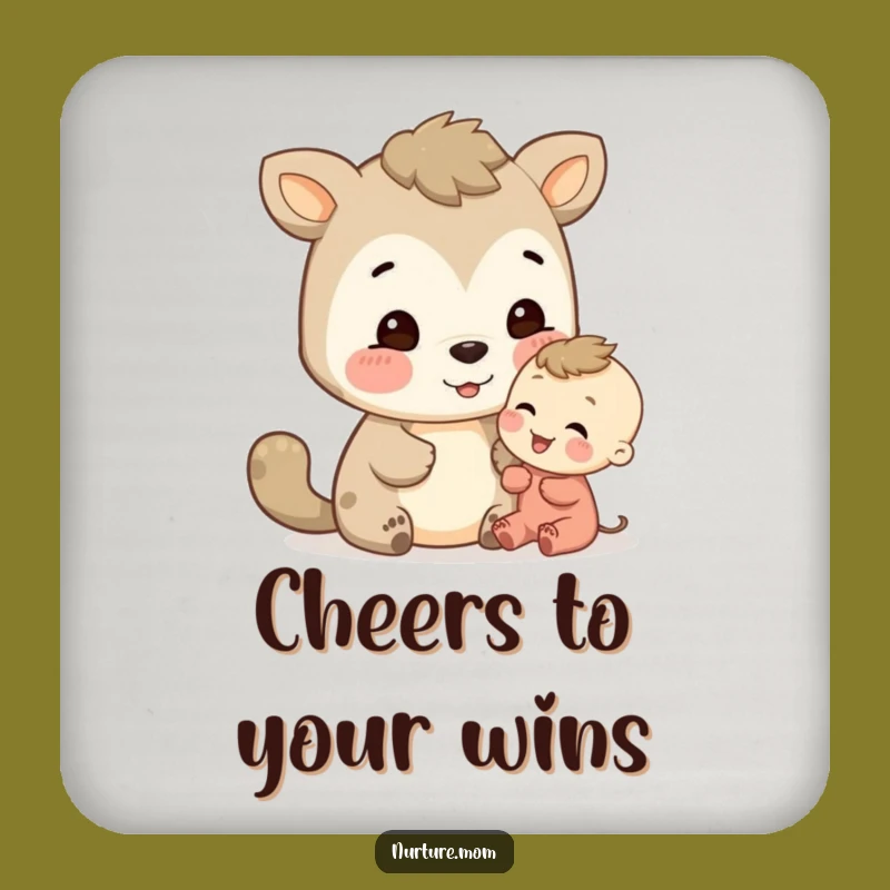 Funny Animal Support Coasters: Protect Surfaces with Kind Humor