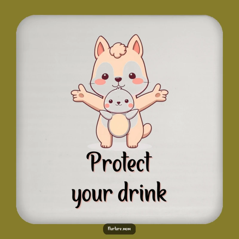 Funny Animal Protector Coasters: Guard Surfaces with Kind Humor