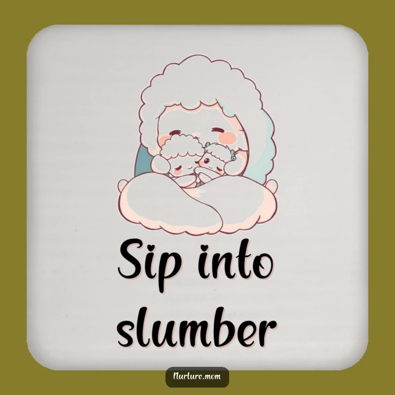 Funny Creature Bedtime Coaster - Protect Surfaces with Sweetness!