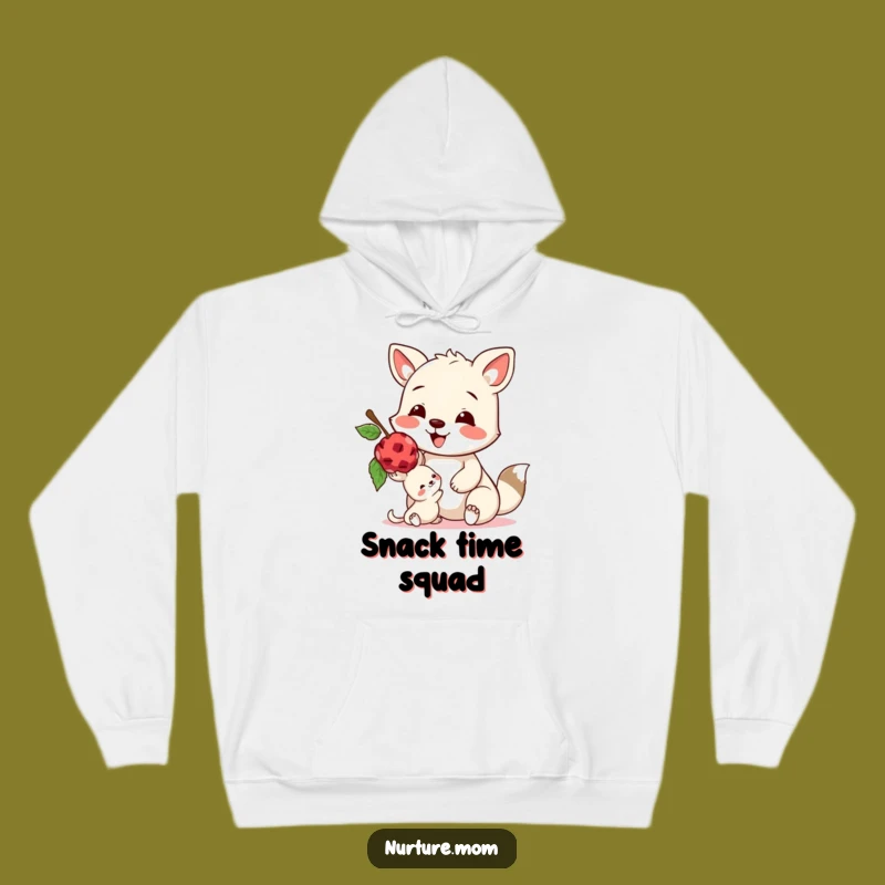 Cozy Funny Animal Sharing Hoodie - Warm & Wholesome Gift!