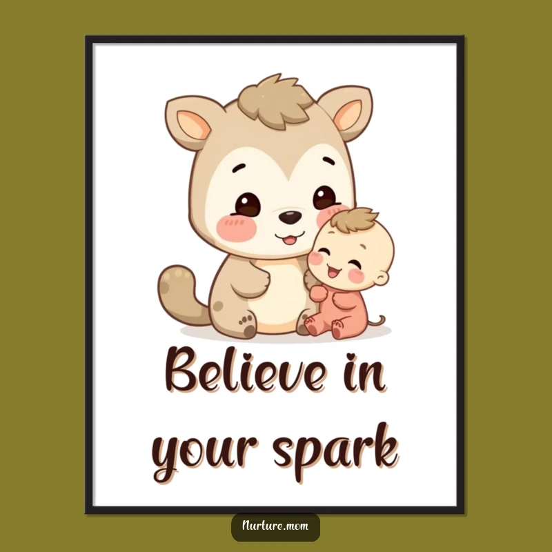 Free Printable Wall Art: Comforting Animal's Gaze, Gentle Downloadable Decor