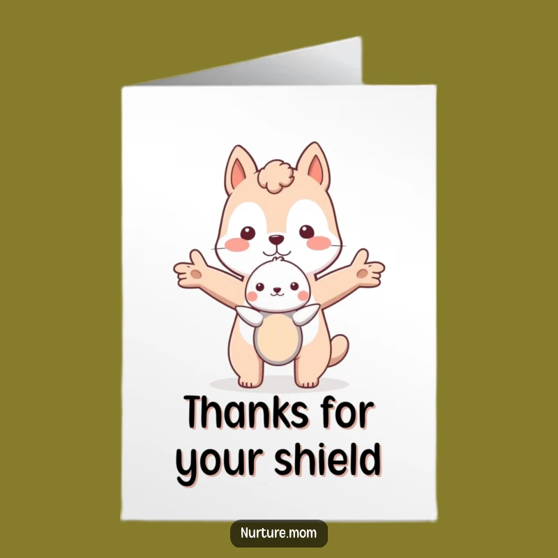 Free Printable Thank You Card: Animal's Safe Haven Funny Downloadable Note