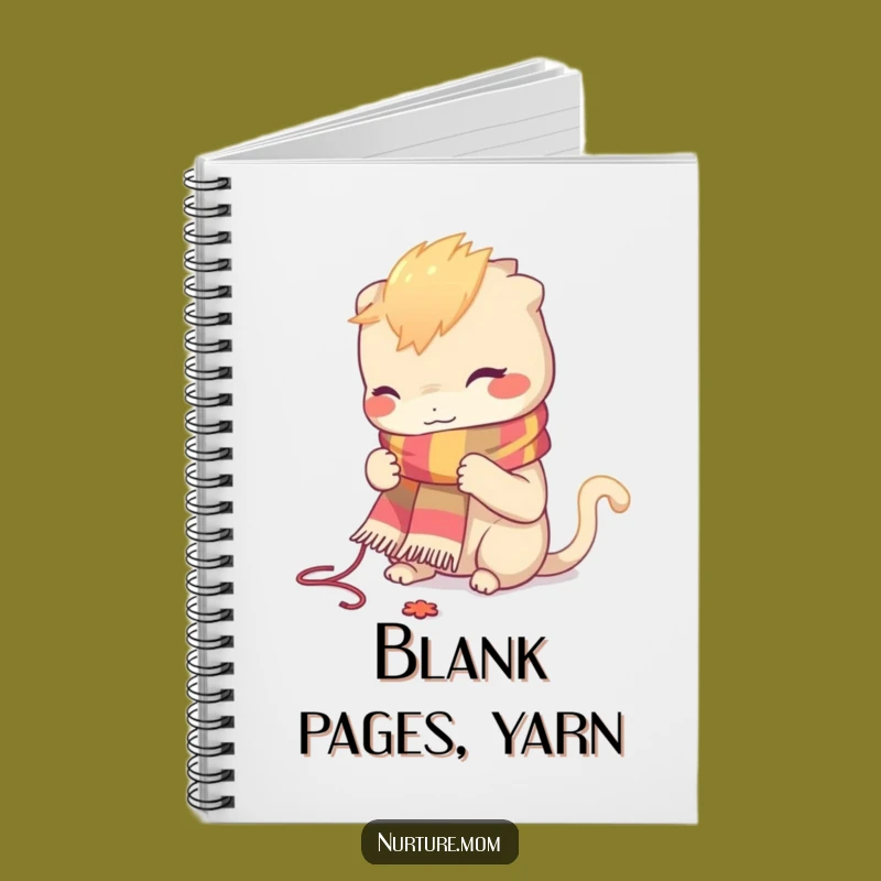 Funny Knitting Creature Notebook - Plan Your Next Project!