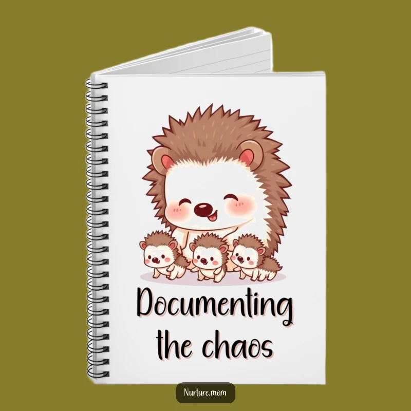 Funny Hedgehog Notebook: Adorable Siblings Journal, Perfect for Notes & Hilarious Ideas