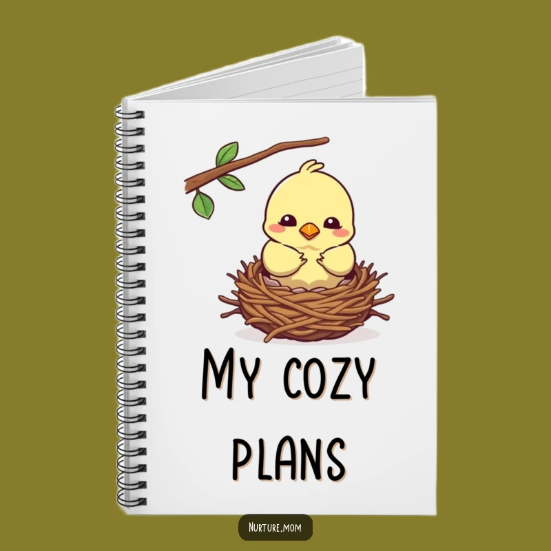 Funny Bird Nest Notebook: Record Thoughts with Care