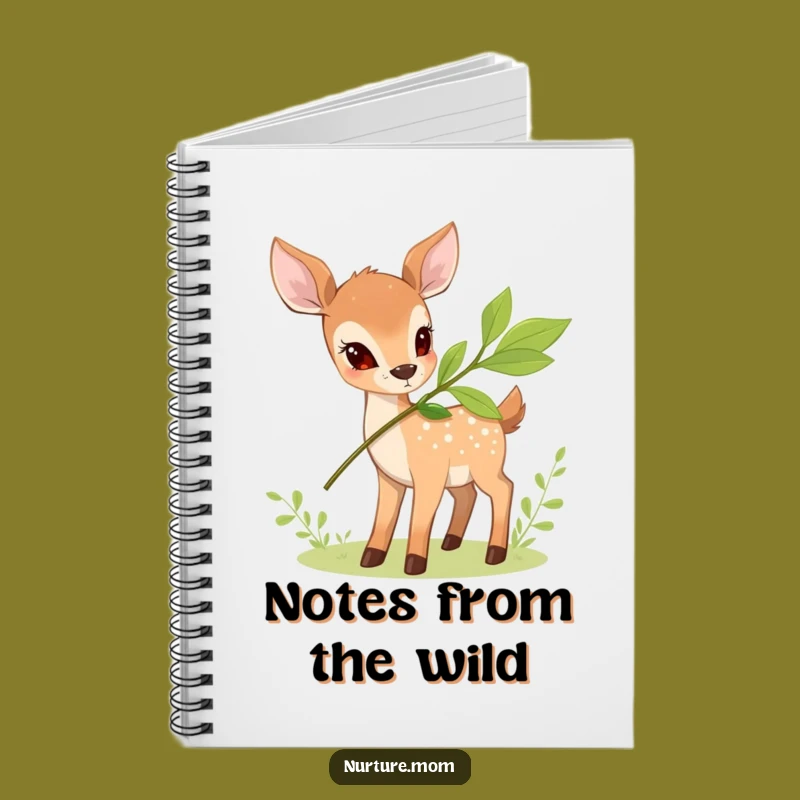 Funny Deer Nourishment Notebook: Jot Down Ideas with Natural Humor