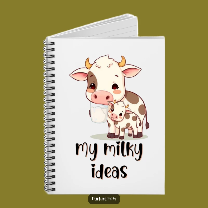 Funny! Happy Cow Mom Notebook: Jot Down Ideas with Farm Fresh Flair