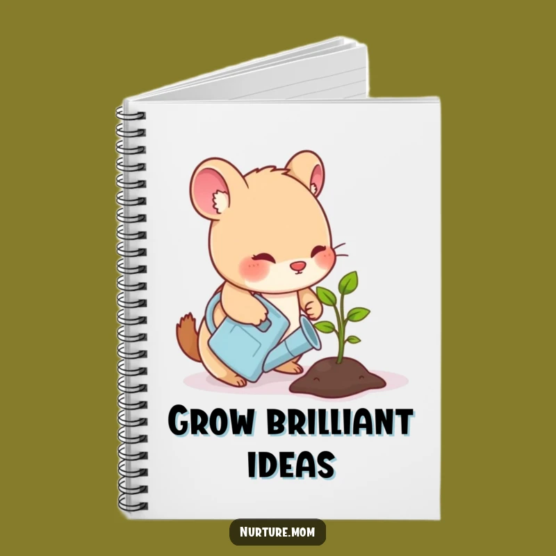 Funny Animal Gardener Notebook: Jot Down Ideas with Green Humor