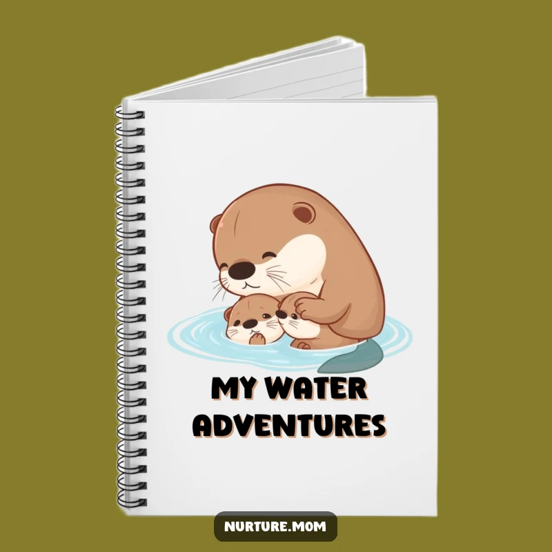 Funny Otter Swim Notebook: Record Thoughts with Family Care