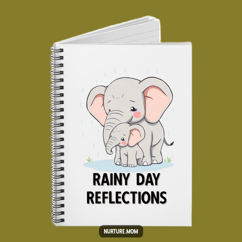 Elephant Mom Notebook - Inspiring & Protective Journal