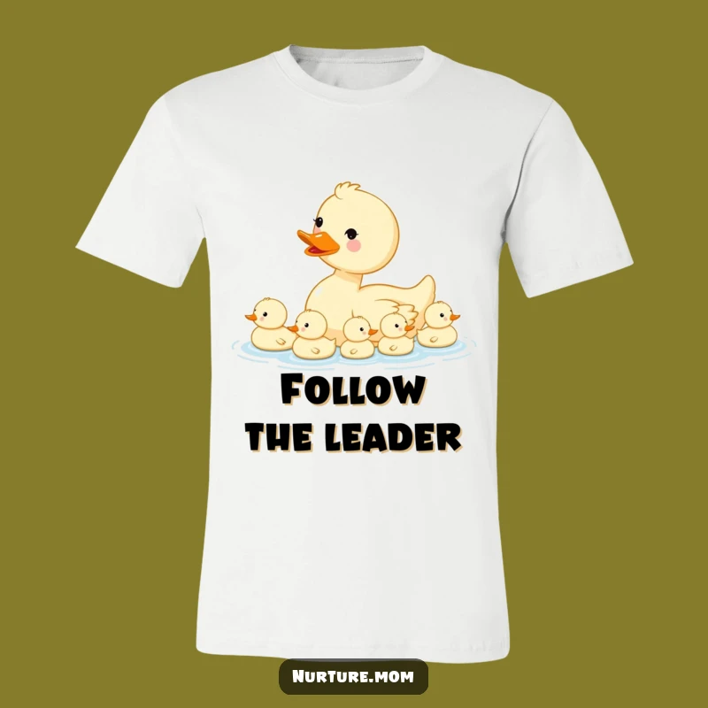Cute Kawaii Mama Duck Funny T-Shirt - Adorable Duckling Apparel Gift