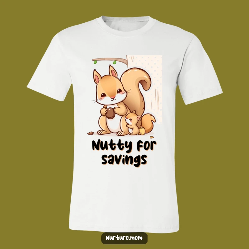 Cute Kawaii Mother Squirrel Funny T-Shirt - Acorn Apparel Gift