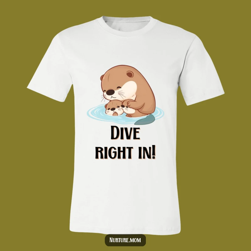 Funny Otter Swim T-Shirt: Wear Your Love for Family Adventures
