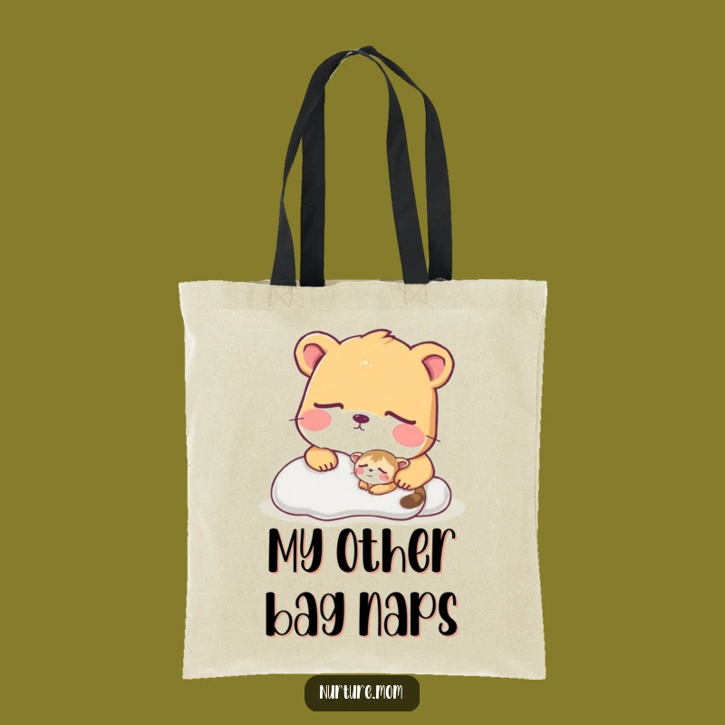 Funny Animal Tote Bag: Cute Guardian Carries Sweet Memories, Perfect Funny Gift